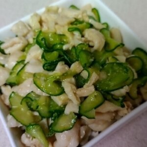 【簡単おつまみ】鶏皮ぽん酢